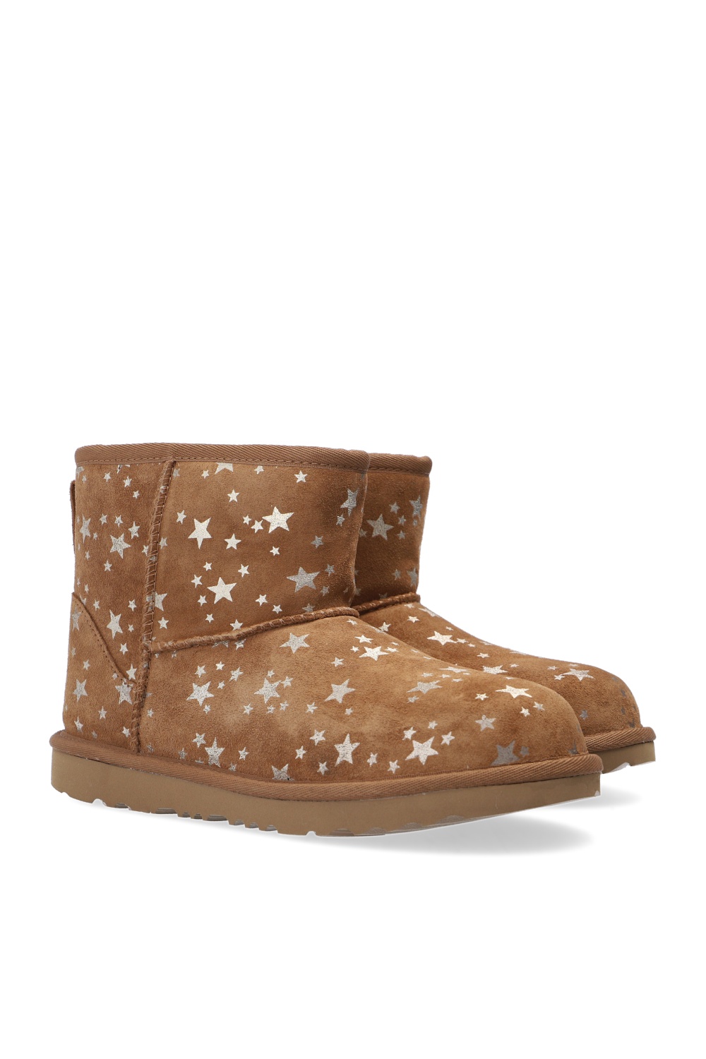 UGG Kids ‘T Classic Mini II Stars’ snow boots